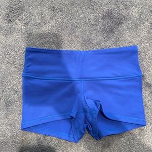Reversible Lululemon cobalt shorts, EUC